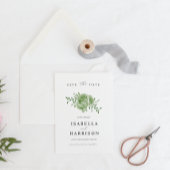 AVA Cactus Floral Succulent Desert Save the Date 招待状