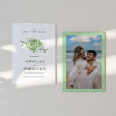 AVA Cactus Floral Succulent Desert Save the Date 招待状