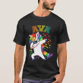 Ava Dabbing Unicorn Tシャツ (正面)