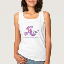 Ava girls name & meaning letter A apparel Tシャツ