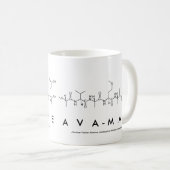 Ava-Maeペプチド名mug コーヒーマグカップ (正面右)