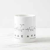 Ava-Maeペプチド名mug コーヒーマグカップ (中央)