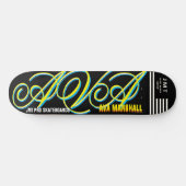 AVA MARSHALL. 8 1/4" スケートボードデッキ (横)
