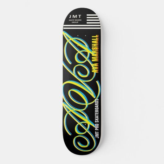 AVA MARSHALL. 8 1/4" スケートボードデッキ (正面)