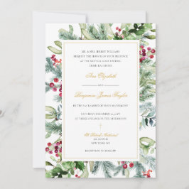 Ava Winter Catholic結婚式招待状とRSVP 招待状