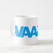 Avaaz.orgのマグ コーヒーマグカップ (正面左)