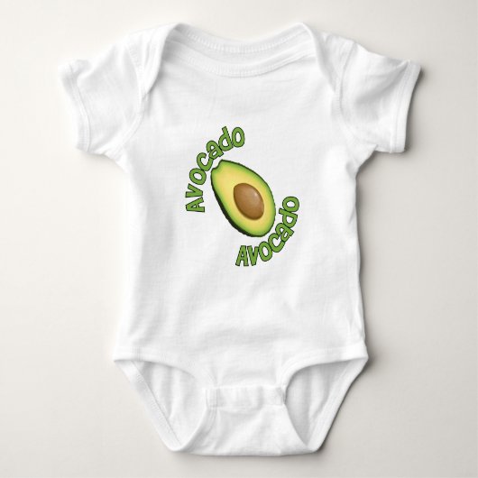 Avacodo Avacado ベビーボディスーツ (正面)