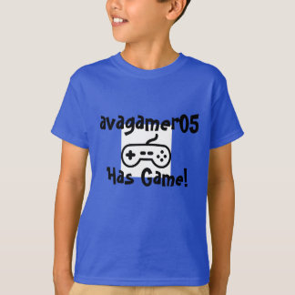 avagamer05はゲームスタイル2を持つ tシャツ