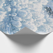 Avalanche Mountain Snow Scene ラッピングペーパー (角)