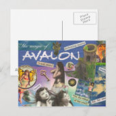 Avalonの郵便はがきの魔法 ポストカード (正面/裏面)