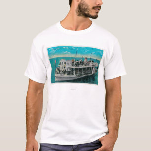 AvalonのCatalinaの島のガラス・ボトム・ボート Tシャツ