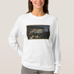 Avalon湾の夜眺め Tシャツ