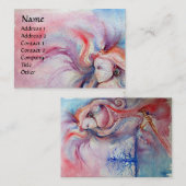 AVALON /魔法とミステリーピンクブルーファンタジー 名刺 (正面/裏面)