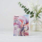 AVALON /魔法とミステリーピンクブルーファンタジー 名刺 (スタンド正面)