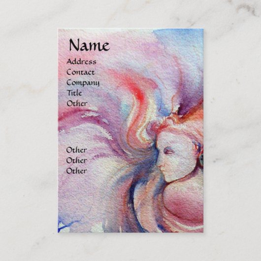 AVALON /魔法とミステリーピンクブルーファンタジー 名刺 (正面)