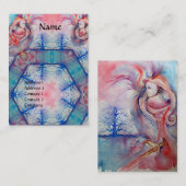 AVALON Lady Of The Lake，水の魔法反射 名刺 (正面/裏面)