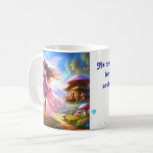 Avance avec confiance et détermination コーヒーマグカップ (正面左)