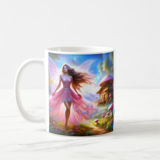 Avance avec confiance et détermination コーヒーマグカップ (左)