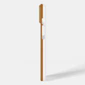 Avant Garde、黒いGクレフ、 音符記号の金ゴールド背景 Case-Mate iPhoneケース (裏面 / 左)