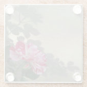 Avant-garde Rose and Shadow ガラスコースター (裏面)