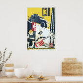 Avant-Garde Soviet Poster SEP by Mikhail Verner ポスター (キッチン)