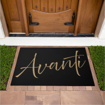 Avanti Elegant Script Italian Welcome Mat