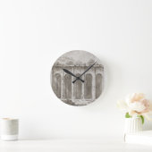 「Avanziのdella Antichita ESからのPiscinaのMirabilis、 ラウンド壁時計 (ホーム)