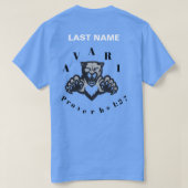 Avari House Tシャツ(オプションのカスタマイズ付き) Tシャツ (デザイン裏面)