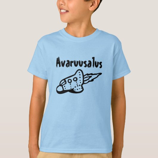 Avaruusalusの宇宙船 Tシャツ (正面)