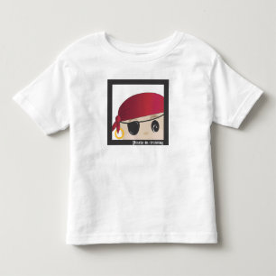 Avast! 後輩のScallywagの訓練の海賊 トドラーTシャツ