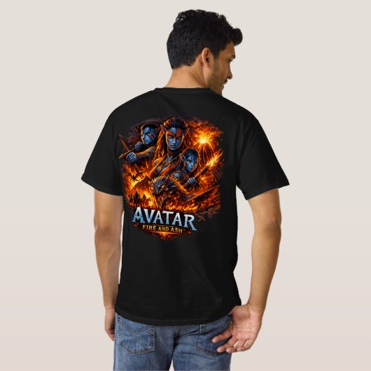 Avatar:fire and ash (Back print T shirts  Tシャツ (裏面フル)