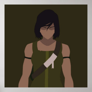 Avatar The Legend of Korra Korra Minimalist ポスター