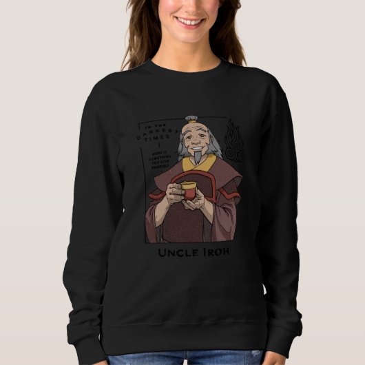 Avatar Uncle Iroh in The Darkest Times Advice Cart スウェットシャツ (正面)