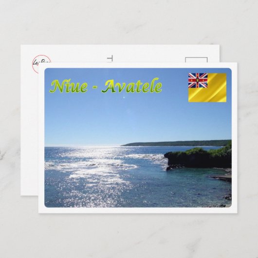 Avatele - Niue - Panorama - ポストカード (正面/裏面)