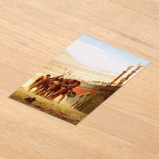 Ave Caesar by Jean-Leon Gerome アクリル招待状 (レイダウン)