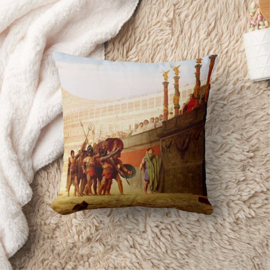 Ave Caesar by Jean-Leon Gerome クッション (ブランケット)