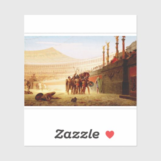 Ave Caesar by Jean-Leon Gerome シール (シート)