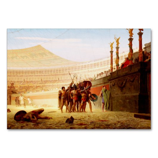 Ave Caesar by Jean-Leon Gerome テーブルナンバー (正面)