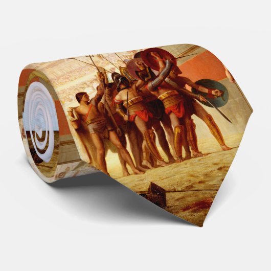 Ave Caesar by Jean-Leon Gerome ネクタイ (ロール)