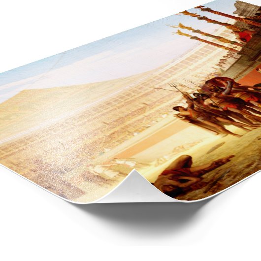 Ave Caesar by Jean-Leon Gerome フォトプリント (角)