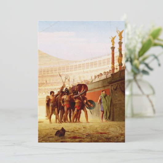 Ave Caesar by Jean-Leon Gerome 招待状 (スタンド正面)