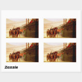 Ave Caesar by Jean-Leon Gerome 長方形シール (シート)