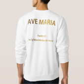 ave maria スウェットシャツ (裏面)