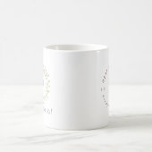 Ave Maria Cross Stitch Look American Mug w/logo コーヒーマグカップ (中央)