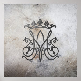 Ave Maria Monogram  ポスター