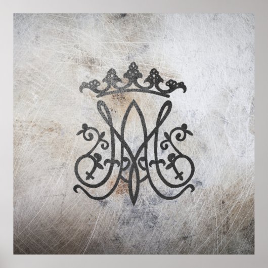 Ave Maria Monogram  ポスター (正面)