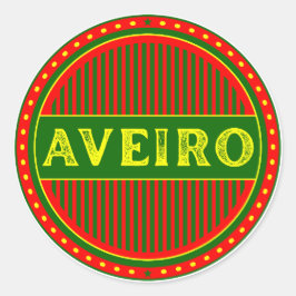 Aveiro City Pride Emblem – Portuguese Identity ラウンドシール