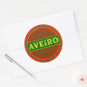 Aveiro City Pride Emblem – Portuguese Identity ラウンドシール (封筒)