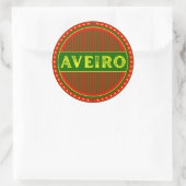 Aveiro City Pride Emblem – Portuguese Identity ラウンドシール (バッグ)