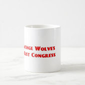 Avenge Wolves Delist Congress Vote Them Out コーヒーマグカップ (中央)